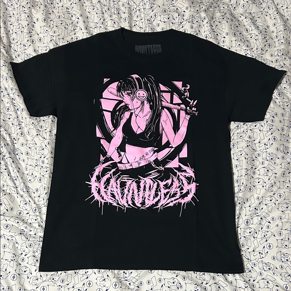 HAUNTLESS “Hear No Evil” Graphic Tee Shirt